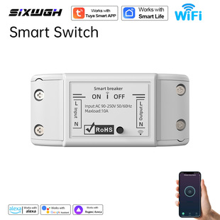 Graffiti wifi smart switch mobile phone wireless remote control timer switch smart home modification parts