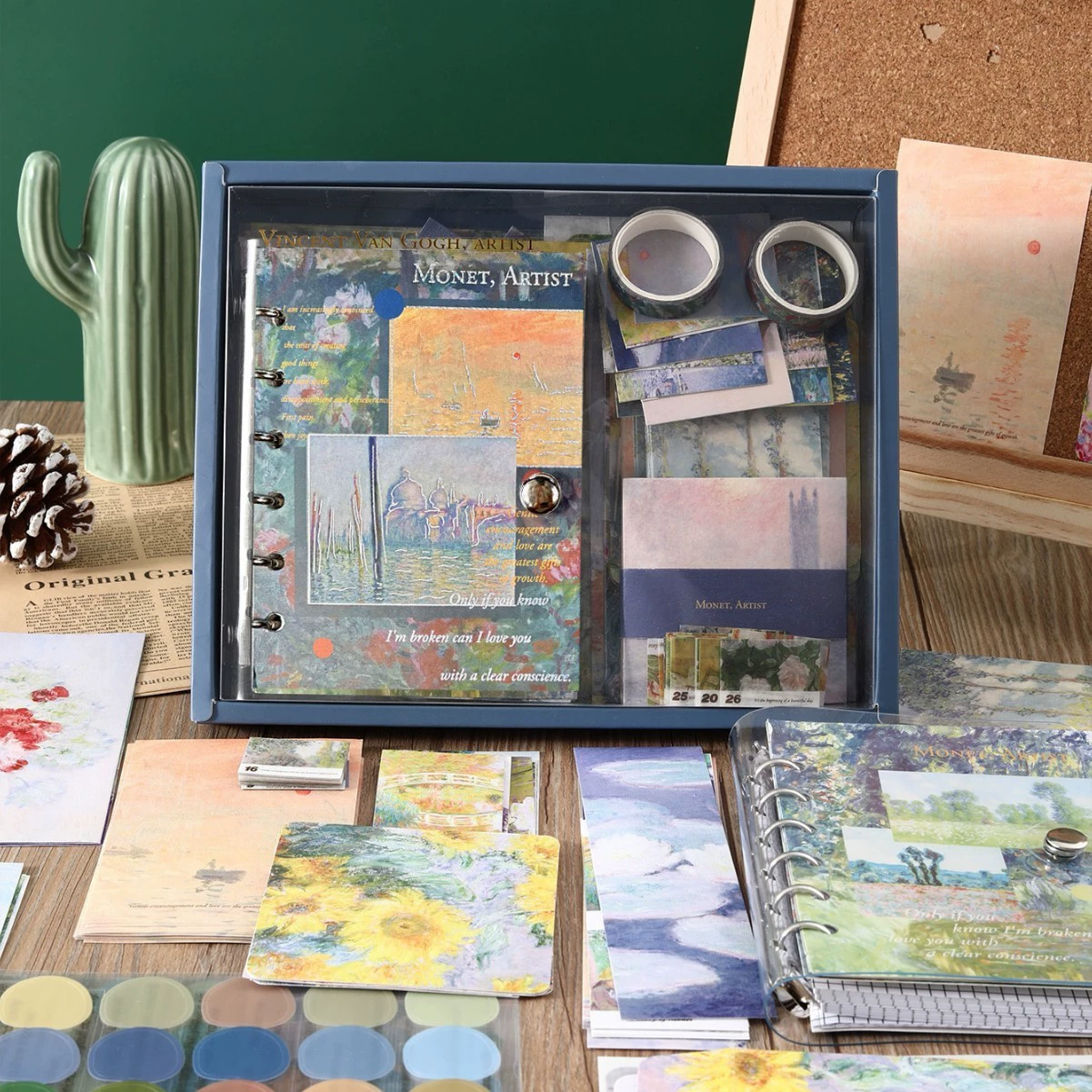 (Cross-border trading), creative retro gift box, stationery, set for students