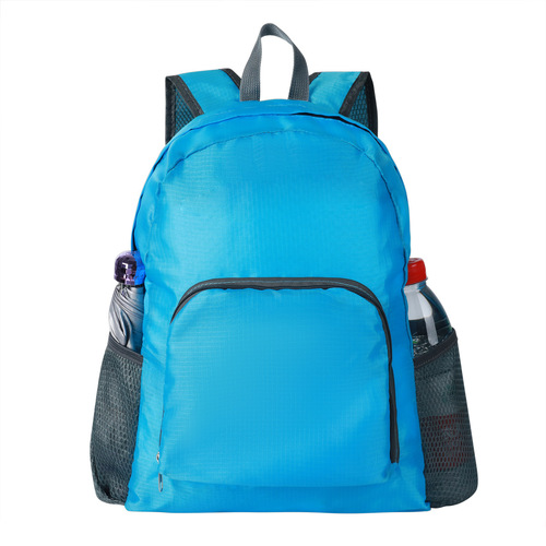 Custom Ad Printed Dual Shoulder Bag Gift Hiking Backpack Outdoor Sports Climbing Bag Promotion Travel Folding Backpack