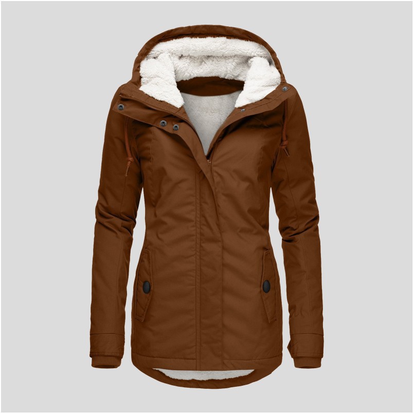 [al contado el mismo día] ropa de algodón transfronteriza europa, Estados unidos, otoño e invierno nuevas chaquetas de mujer, chaquetas de desplazamiento de media y larga duración más chaquetas de terciopelo image 12