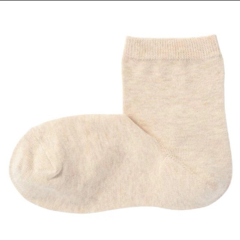 Japanese Muji Short Socks Pure Cotton Women's Japanese Style Solid Color Short Tube Right Angle Socks Student All-Cotton Combed Cotton Casual Versatile