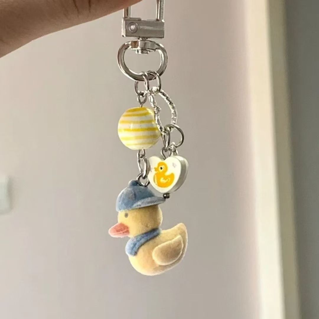 15g Weight Mobile Phone Chain, Keychain Classification 1 Piece Quantity Flocking Material Book, Animal, Bag, Cartoon Pattern Cute, Sweet Style 1 Piece Book Animal Bag Mobile Phone Chain Keychain Flocking Cute Sweet Mobile Phone Chain Keychain 5