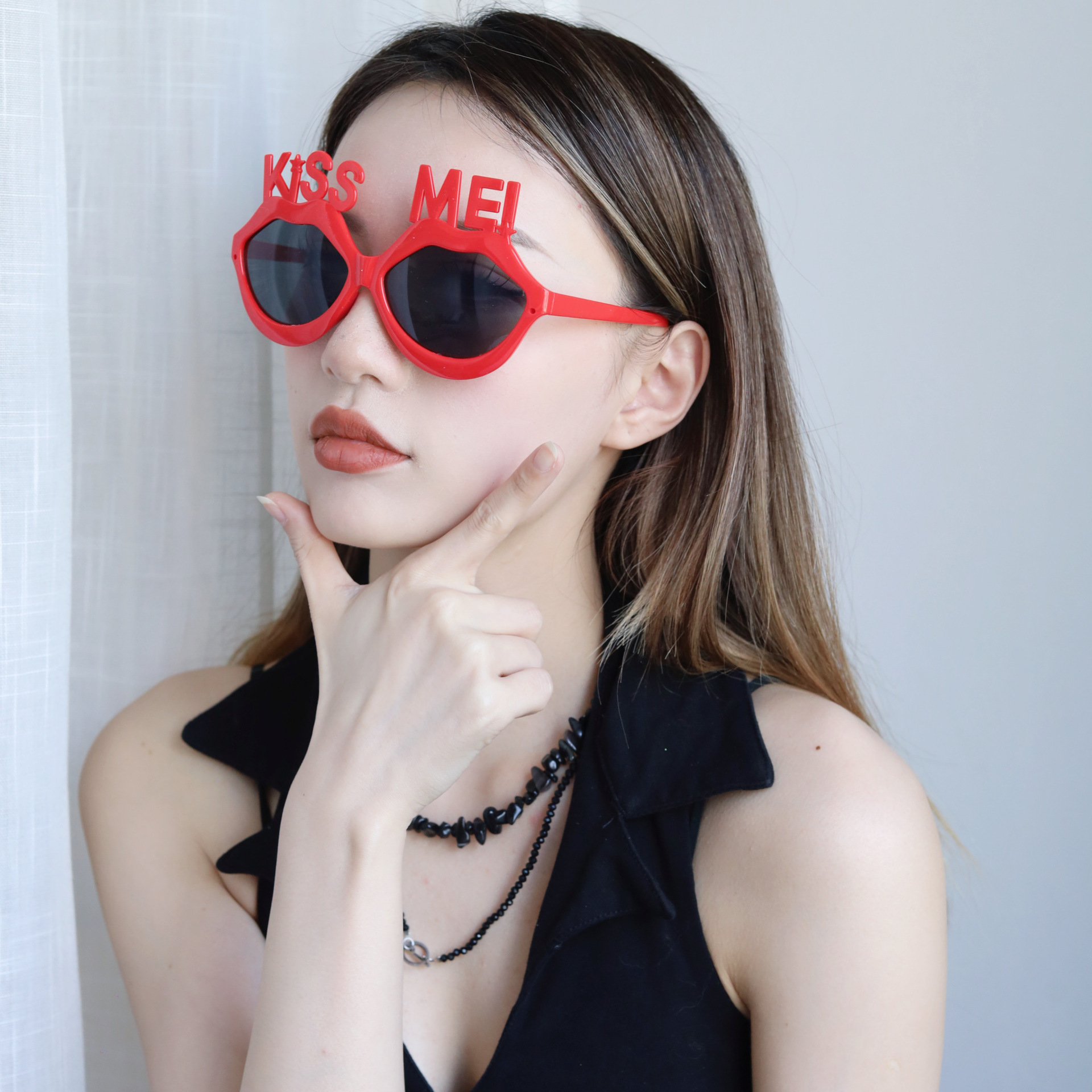 Gafas Decorativas de Corazón para San Valentín de Plástico ABS para Fiestas y Celebraciones