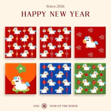 2026新款新年马年红包个性创意压岁钱包可爱卡通利是春节过年通用