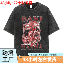 Hanma Baki The Grappler Gym Anime Tshirt Men_yythkg