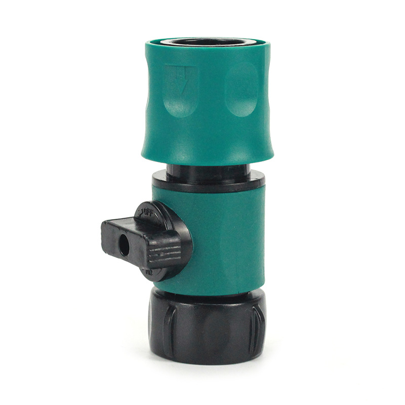 塑料快速水管接头 浇花工具奶嘴式转接头 美式开关阀门接头