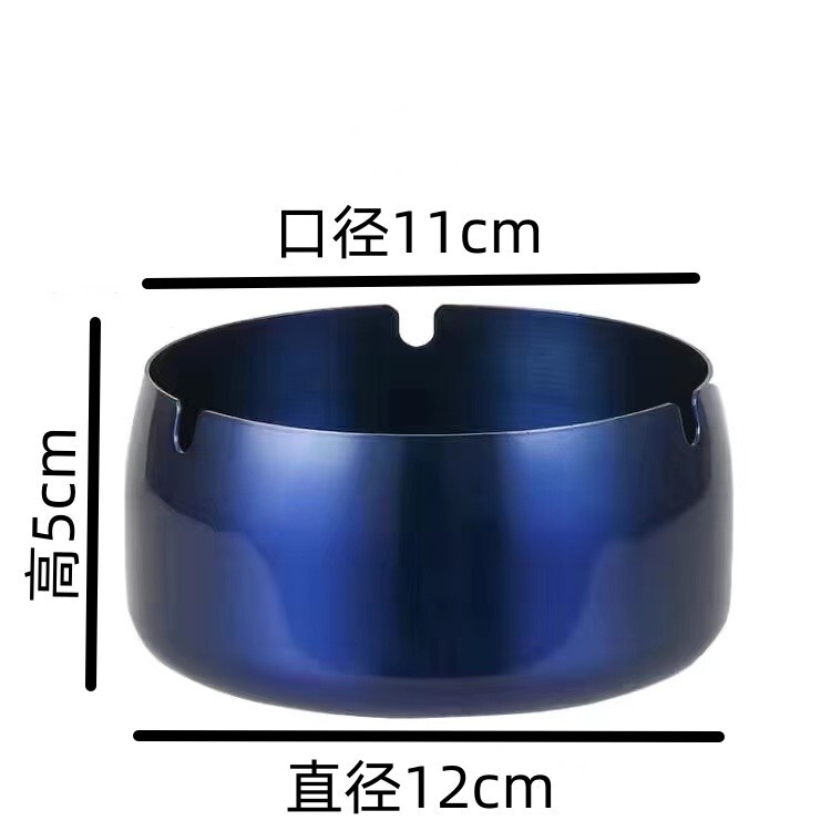 ホテルの家庭用ステンレス灰皿ネットカフェの家庭用リビングルームの金属防風大サイズの転倒防止の個性的な灰皿のアイデア|undefined