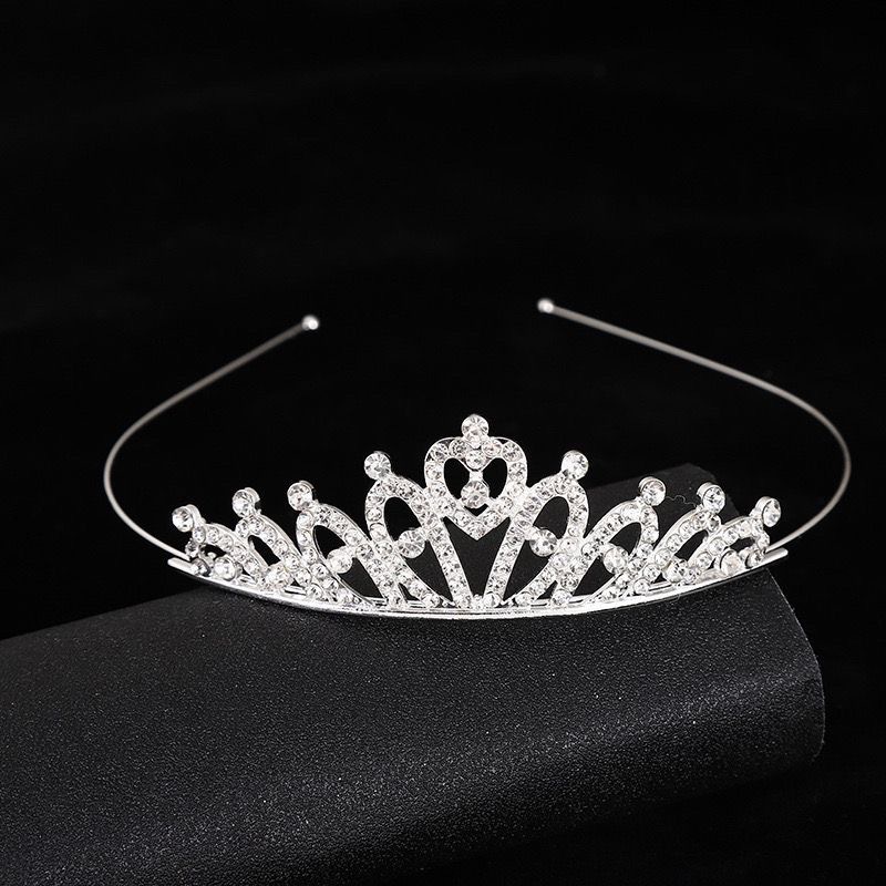 Corona transfronteriza cabeza de cumpleaños para niños joyas de cabello de fiesta joyas de boda flor princesa diamante cabeza de aro