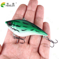 Hengjia Fishing Gear VIB Fake Lure Spinning Lure for Pike and Perch Fake Lure Long Casting Fishing Bait Plastic Square Bait