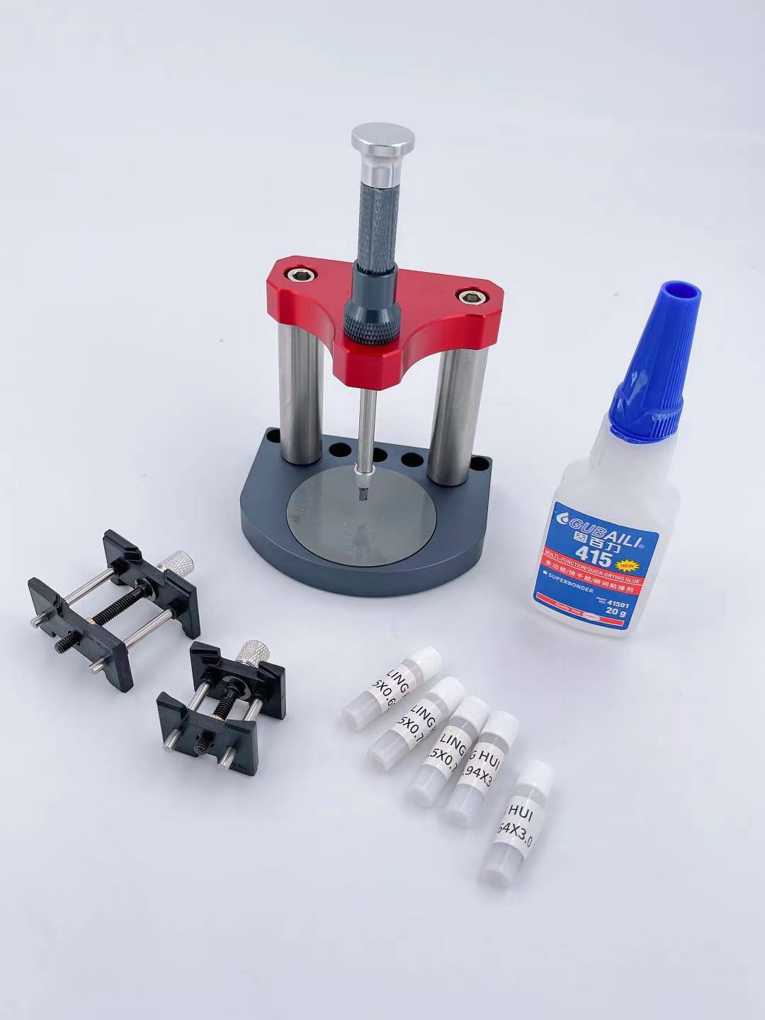 修表工具 修理盘脚 表盘脚 字面脚 粘接机 手表字面脚维修机