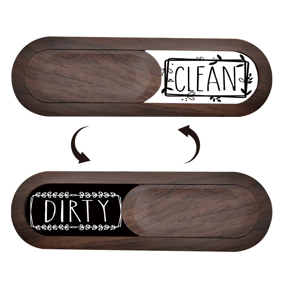 Blanco y negro de nogal ovalado