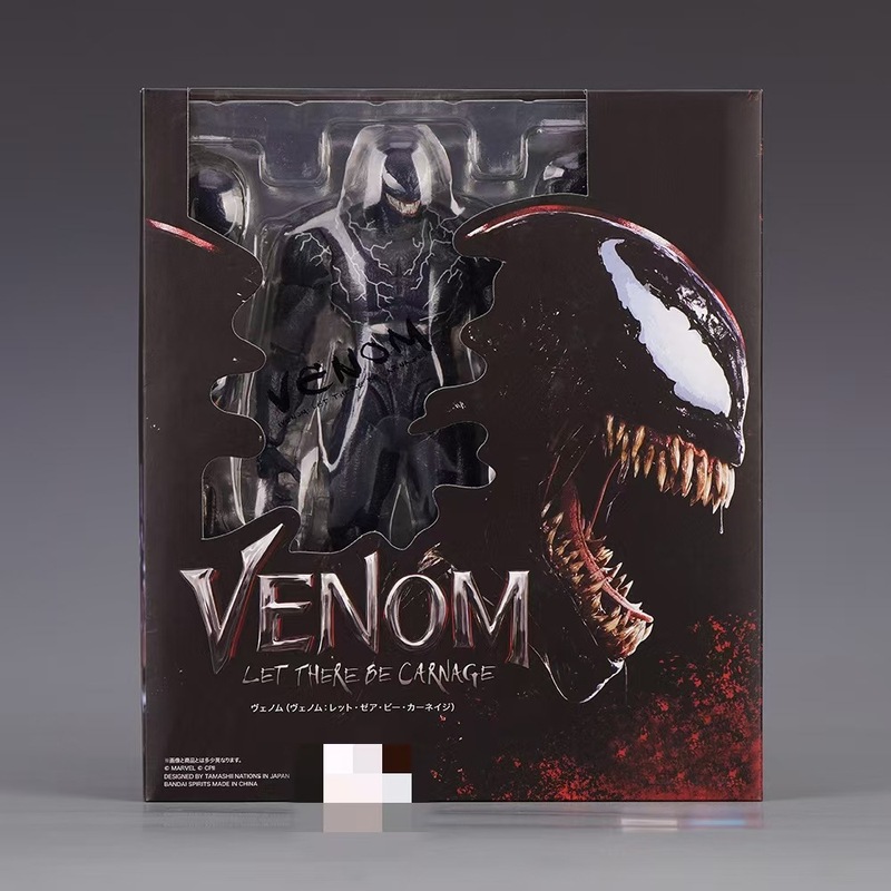 SHF毒2共生体漫威宇宙カリスマスパイダーマンVenom可動映画フィギュア玩具|undefined