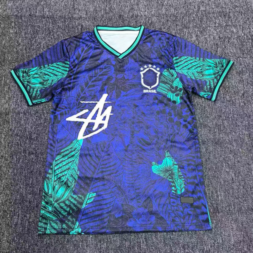 Stussy x Brazil Special Edition Jersey Blue