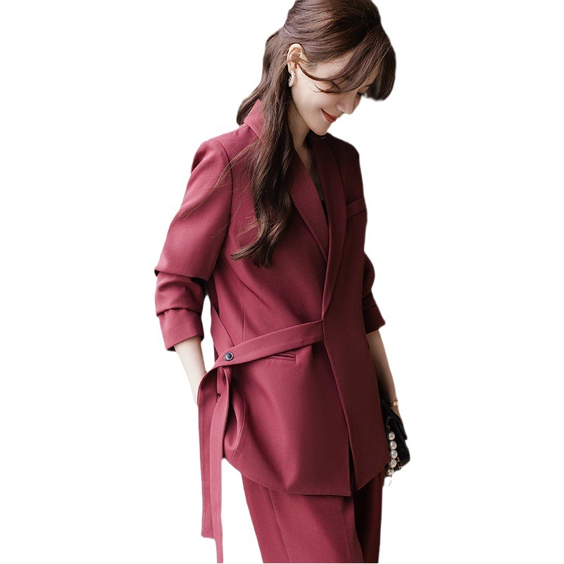 Quilted Casual Blazer for Women, Spring and Autumn 2025 New Style, High-End, Elegant, Goddess Style Formal Suit Two-Piece Set