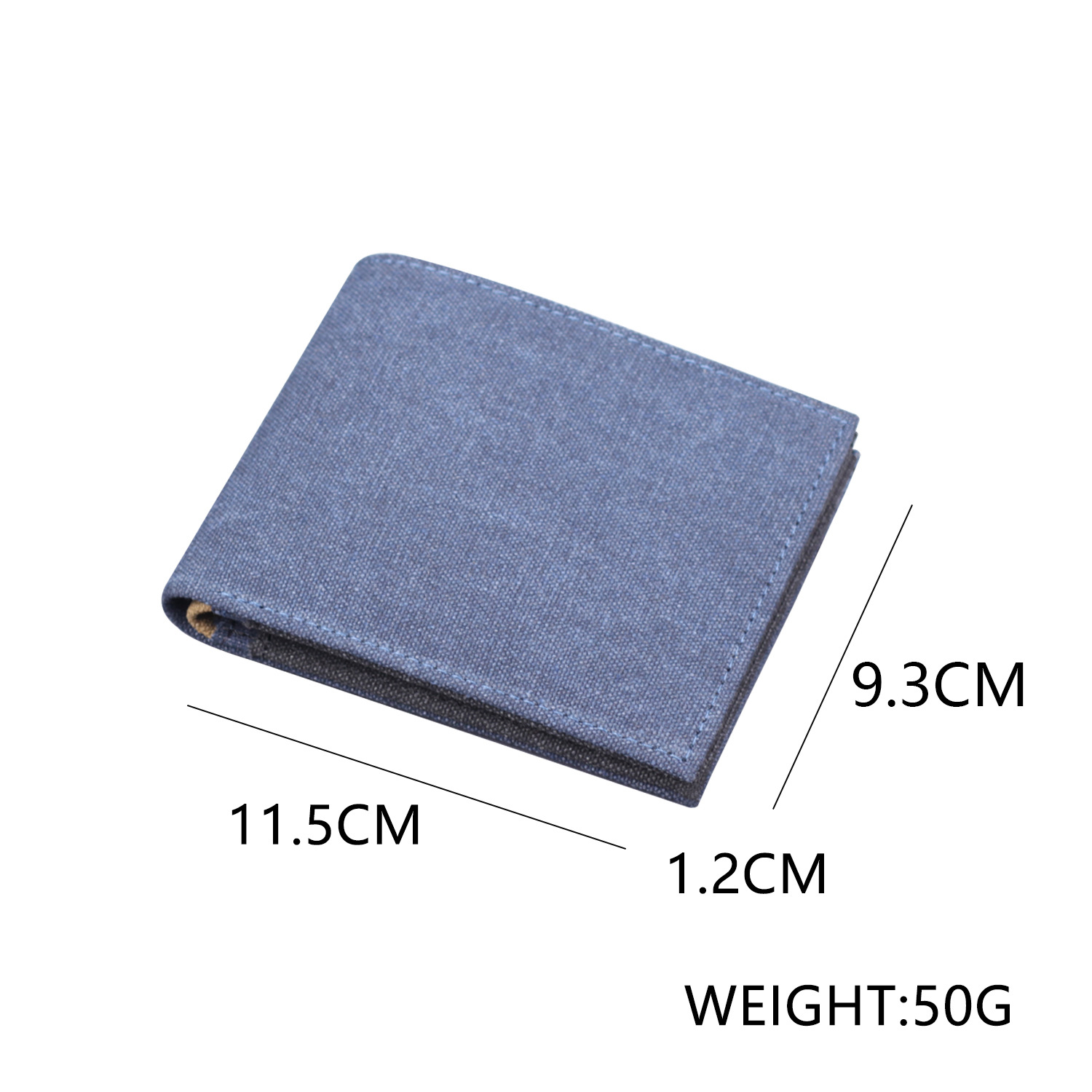 Cartera corta de lona para hombre Venta caliente de comercio exterior Nuevo estilo Wallet man Cartera para hombre 9 posiciones para tarjeta Cartera para hombre
