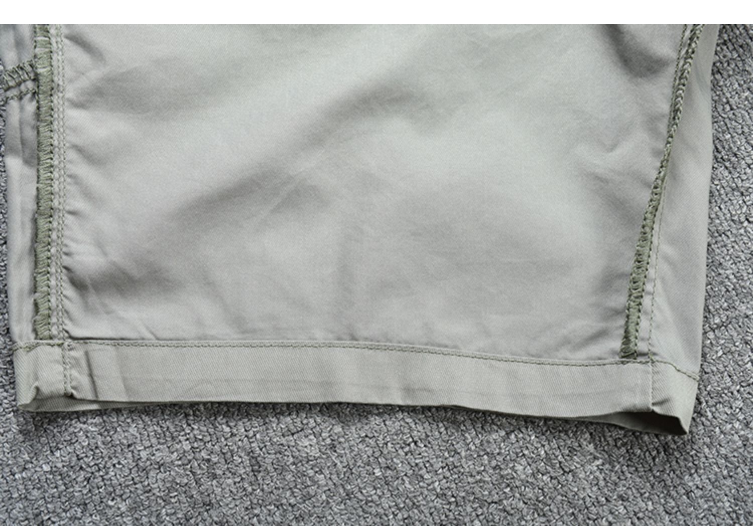 Men's Clothing Men's Slim Fit Casual Work Shorts Trendy Summer Thin Drawstring Elastic Waist Five Point Pants_viptrois.com