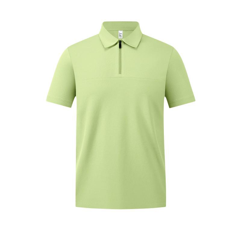 Camiseta de polo de tamaño grande personalizada camiseta transfronteriza ropa de trabajo camiseta cultural bordada logotipo revestido vestido de trabajo de manga corta personalizado