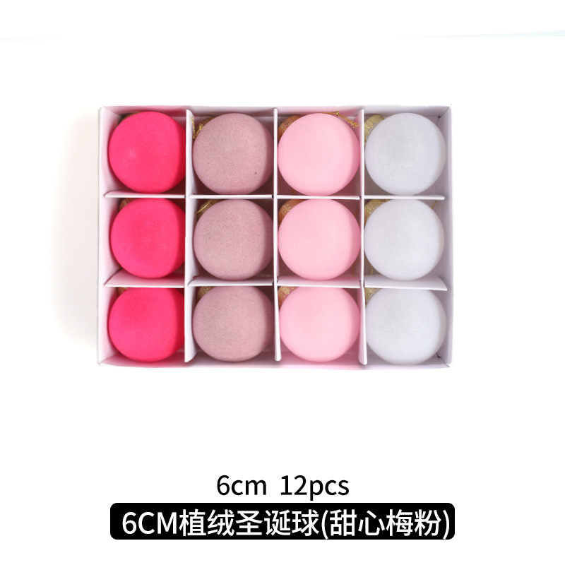 Bola de Navidad árbol de Navidad adornos de decoración colgante de bola de colores accesorios de material de Navidad DIY decoración de Navidad al por mayor