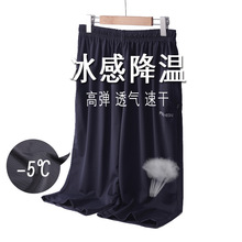 厂家运动五分裤男休闲健身速干跑步冰丝网眼篮球夏季沙滩宽松短裤