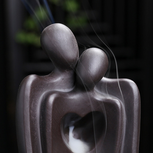 Cross-border new product purple sand backflow incense burner creative couple Tiancheng smoke aromatherapy burner home tea room decorations crafts