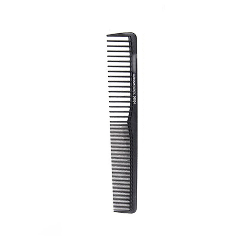 Два в одном стальная comb расческа для волос с электроактивной статикой и термостойкостью черного углеродистого стали Чонки крышка стальная двойного назначения расческа для волос гладкая