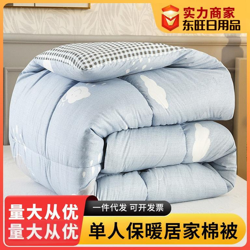 Home Textile Quilt Winter Thick Pure a Cotton Double Quilt Dormitory Winter Quilt Single Spring & Fall Quilt Core