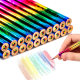 Cross-border color pencil four-color one-stroke multi-color lead rainbow pen gradient color colorful mixed color children's children's painting
