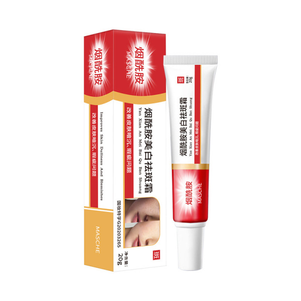 brightening moisturizing cream contains niacin to lighten age spots