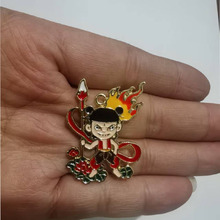 新款哪吒卡通动漫钥匙扣影视周边哪吒挂件手机链挂饰爆款包包挂件