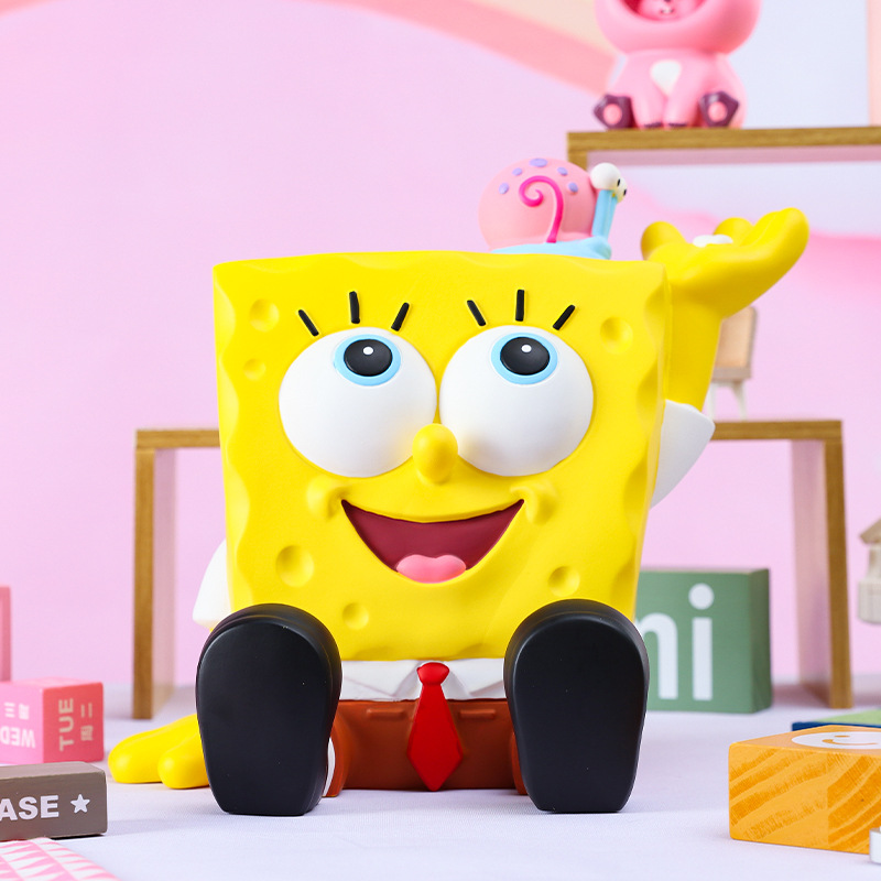 Emocional capabala alcancía vinilo durable alcancía regalo para niños decoración de escritorio entrega de una sola pieza