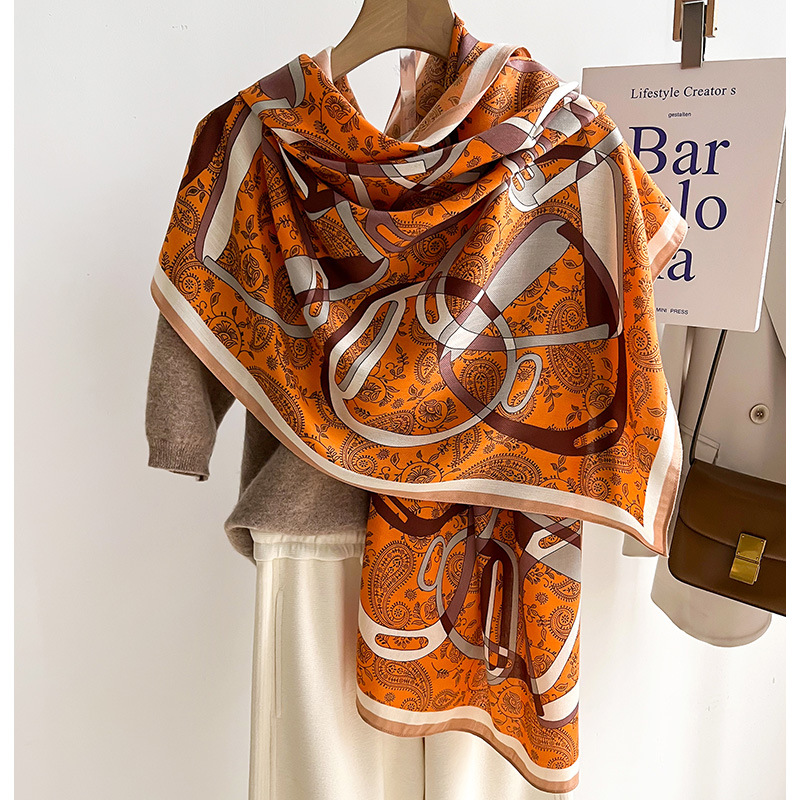 Women's Elegant Paisley Polyester Scarf display picture 2