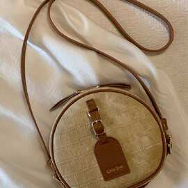 南风Chio2nd派克饼干小圆包流行包包女秋冬新款单肩斜挎包复古风