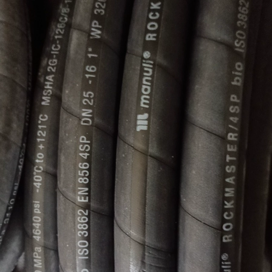 Высоконапорный маслопровод MANULI, трубка для строительной техники, резиновая трубка, гидравлический маслопровод, шланг, устойчивый к высокому давлению