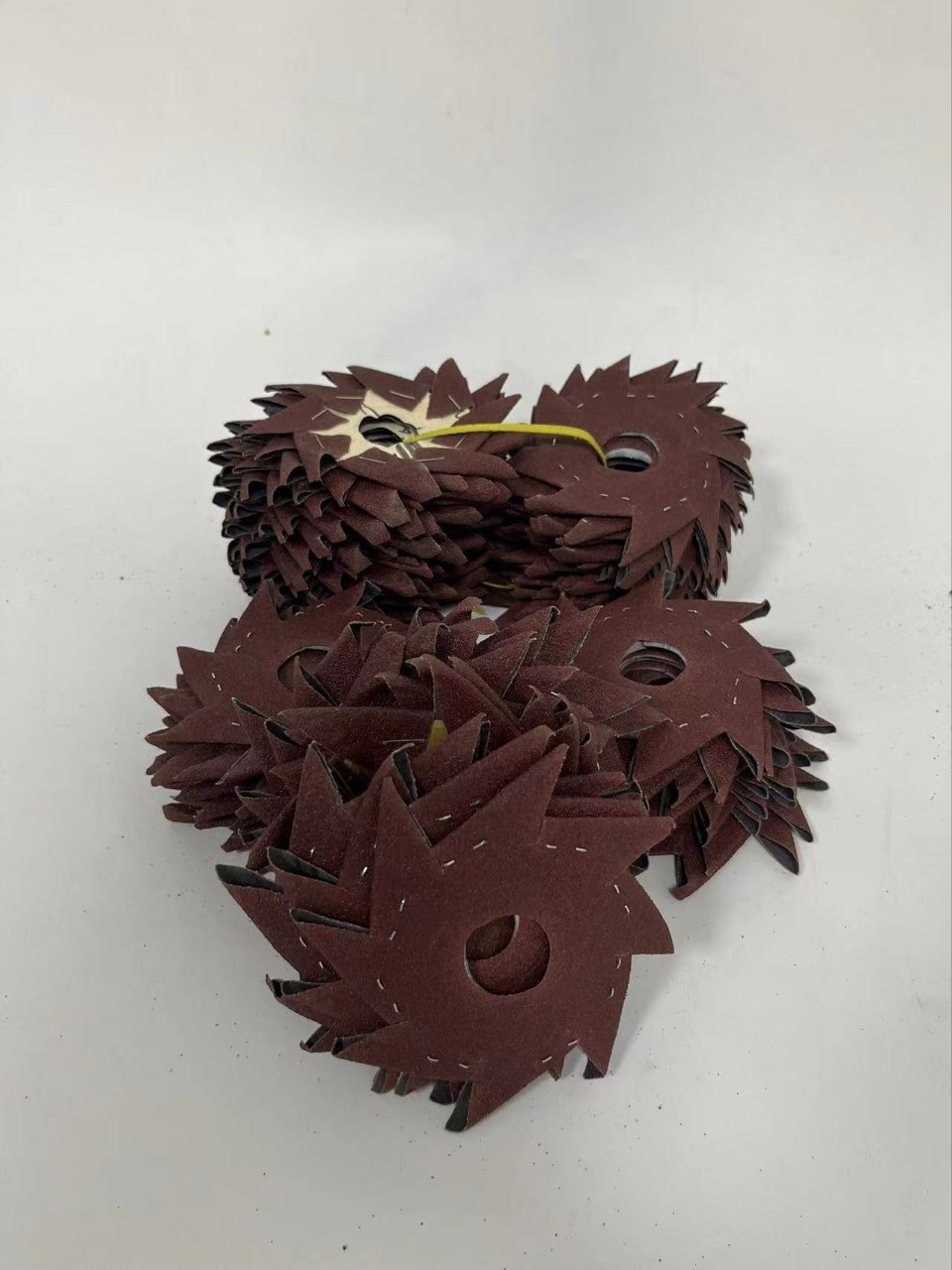 八角砂打磨片打磨雕刻纹路花纹木缝