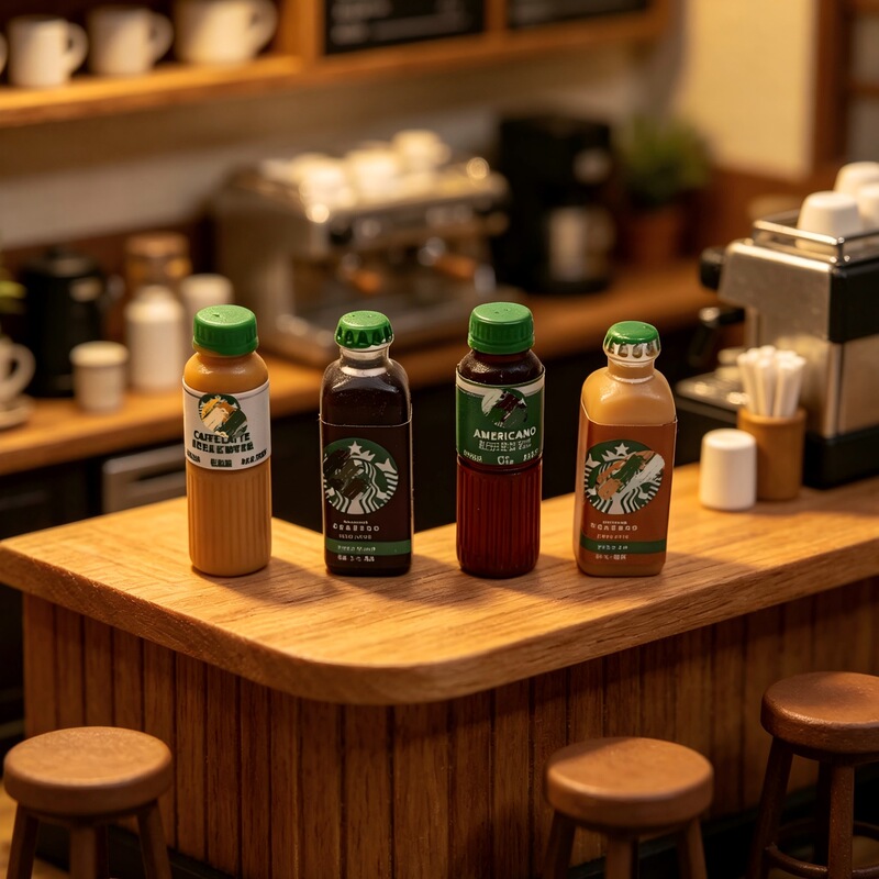 3D Starbucks Drink Simulation Convenience Store Beverage Bottle Food Toy Decoration Keychain Pendant DIY Accessory 3D Starbucks Drink Simulation Convenience Store Beverage Bottle Food Toy Decoration Keychain Pendant DIY Accessory