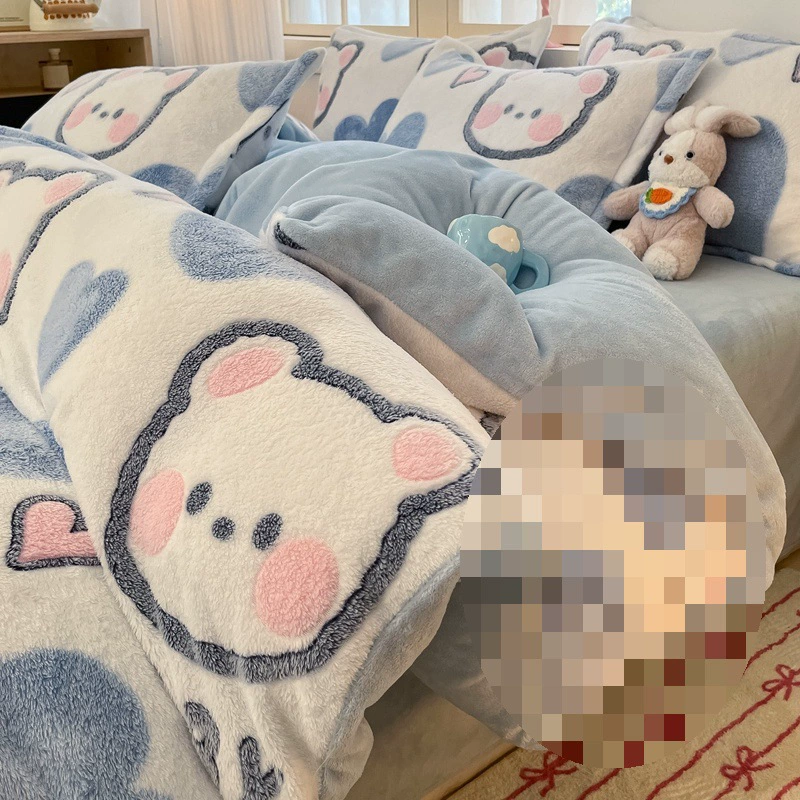 Зимнее тёплое одеяло, полный комплект, постельное бельё