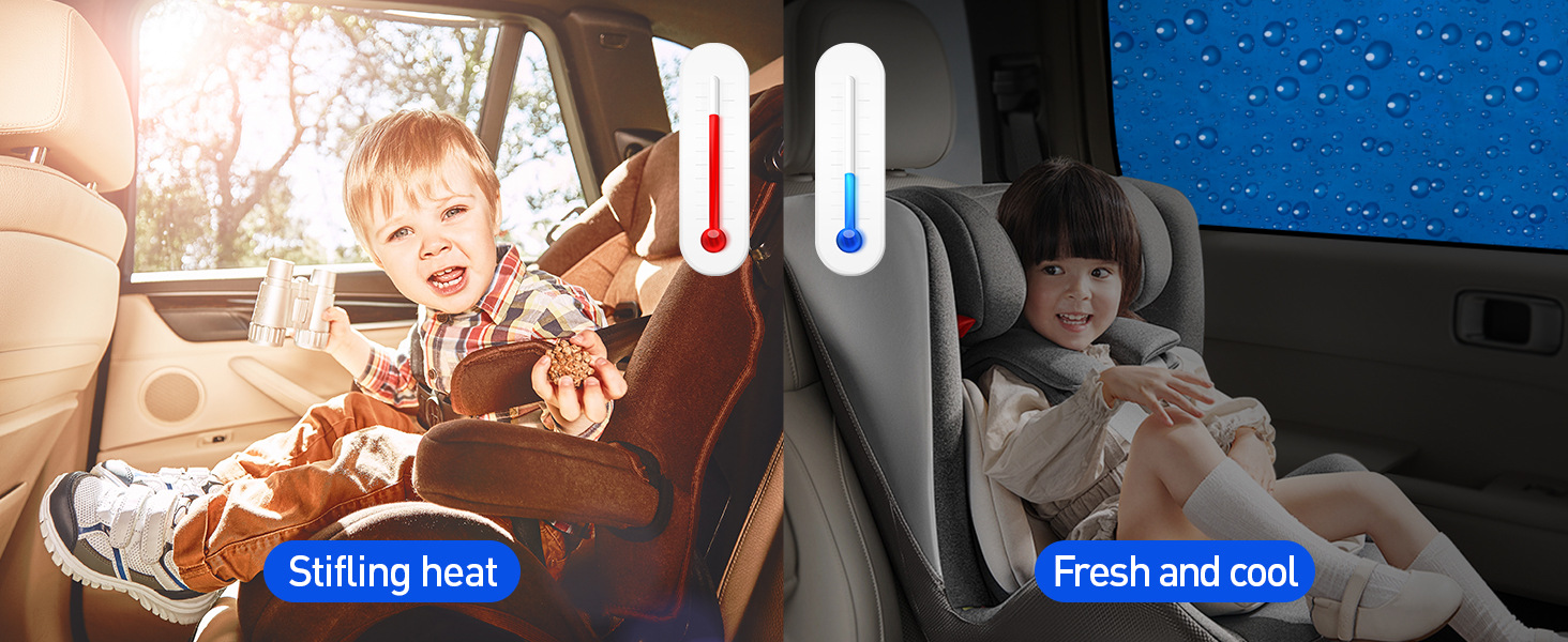 Cross-Border Single-Layer Sun Protection Retractable Magnetic Car Curtain Magnet Car Sunshade Water Drop Car Sunshade Side Shield