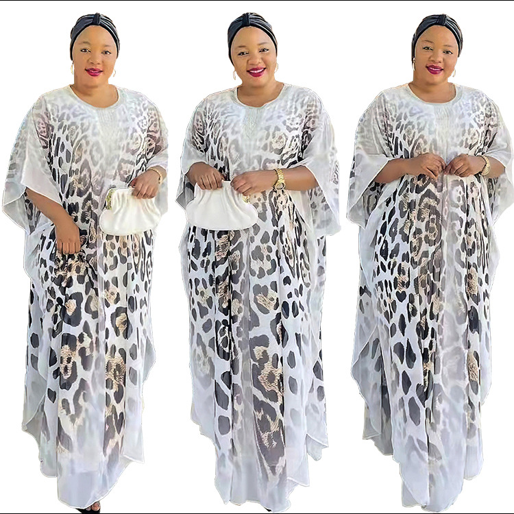 Cross-border European American Wish Dresses, African Middle Eastern Printed Robes, Women's Clothing With_ecoleips.com
