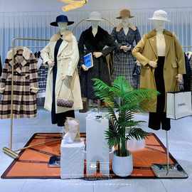 清仓大牌剪标羊绒大衣女款品牌专柜正品折扣货源一手直播实体批货