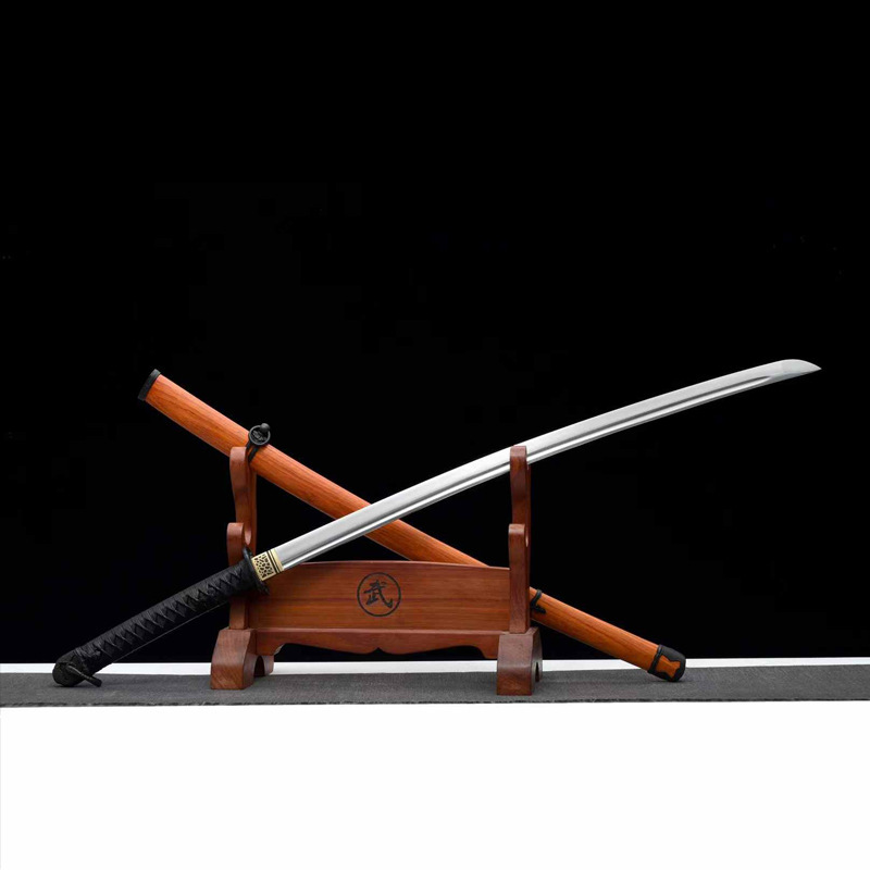 Medium Carbon Steel 98 Military Sword Japanese-Style Command Sword Japanese Sword Martial Arts Sword Tachi Samurai Blade Katana Unsharpened