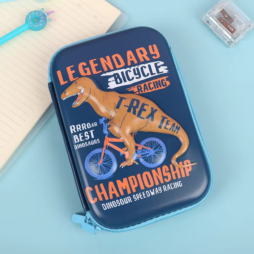 Caja de papelería 3D de dibujos animados de gran capacidad EVA lápiz caso niños lápiz caso multifuncional de múltiples capas de papelería al por mayor