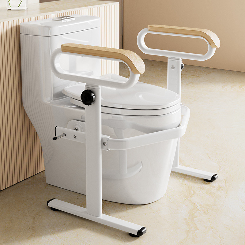 便器の手すりは穴を開けないで便器に座っています。|undefined