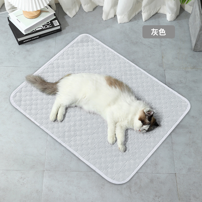 Alfombrilla transfronteriza para mascotas, alfombrilla de seda helada para perros, enfriamiento de verano, perrera, nido para gatos, frijoles de hielo, suministros para mascotas
