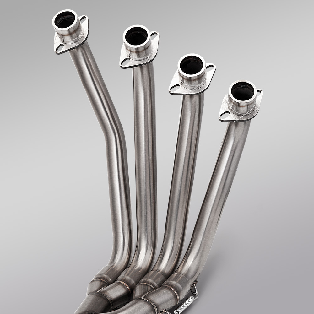 Suitable for Wuji Rr660S Full-Length Exhaust Pipe Modification, Stainless Steel Split Front Section Exhaust Tail Section Silencer