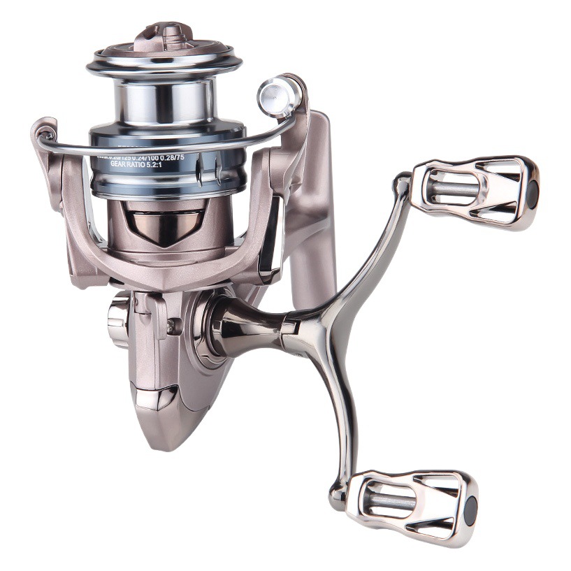 Haodun rueda de pesca en miniatura pequeño Golf Luya rueda giratoria al por mayor 5,2: 1 relación de velocidad 3 transfronteriza nueva rueda de pesca FZ