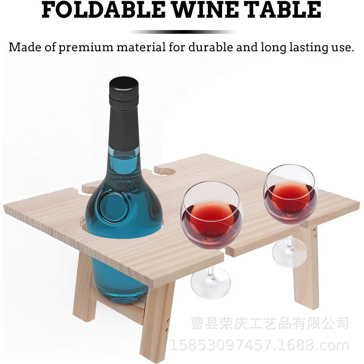 Деревянный складной винный стол портативный складной стол для пикника для кемпинга бассейн пляжная вечеринка складной стол
