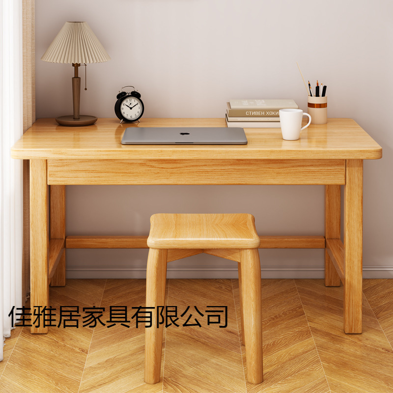 Solid Wood Desk Computer Desk Desktop Student Home Study Writing Desk Bedroom Simple Desk Workbench Table