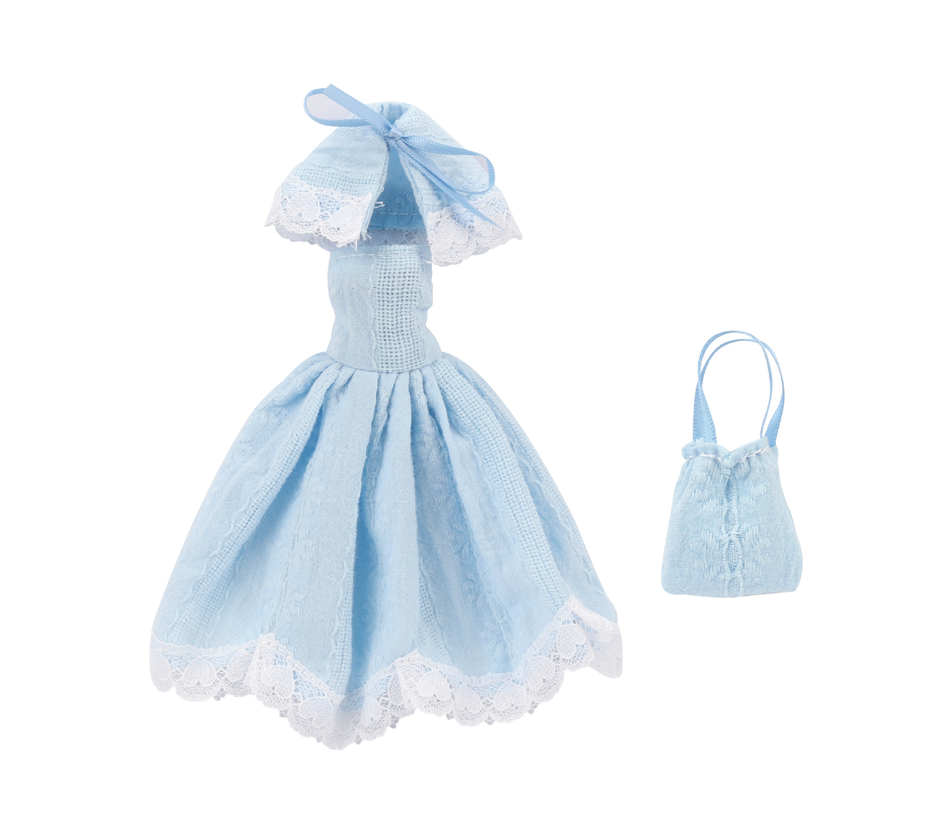 2014 light blue clothes (doll not included, with underwear, handbag, socks)