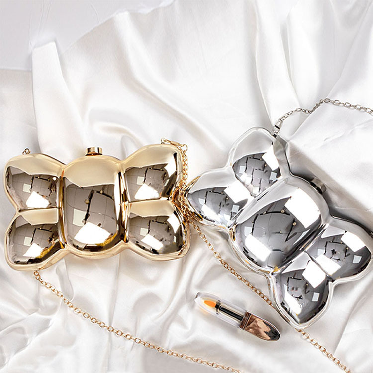 Bolsa de cena de moda de comercio exterior transfronterizo bolsa acrílica damas bolso de arco bolso de mano de boda bolso de hombro