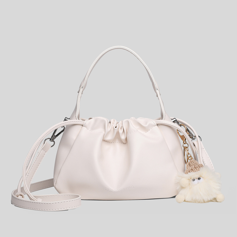 Drop-shipping Soft Leather Cloud Pleated Crossbody Women's High-end Bag, Ladies' 2025 New Handbag_voghion.com